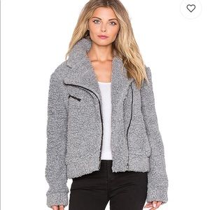 New Evil Twin Easy Rider Biker Faux Sherpa Jacket